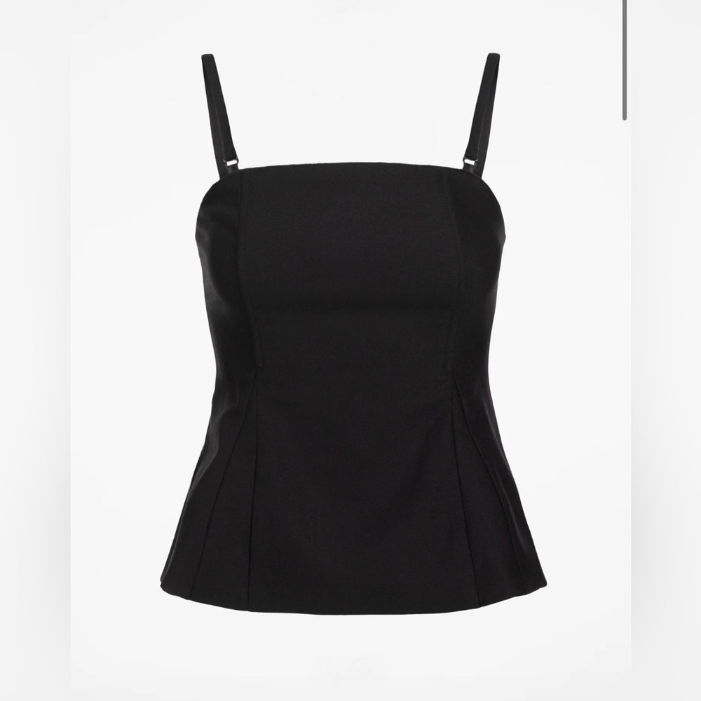 Calais Peplum Bustier Top NWT